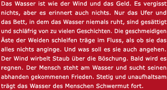Fragen ans Wasser